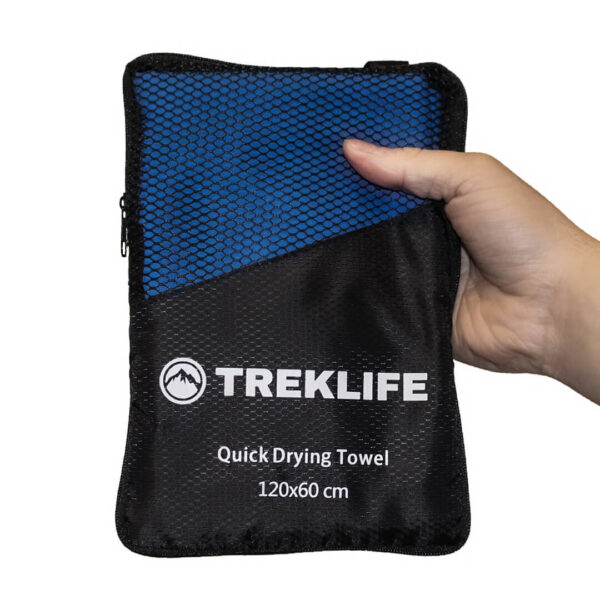 Treklife Quick Drying Towel - 120x60 cm - Hurtigtørrende microfiber håndklæde