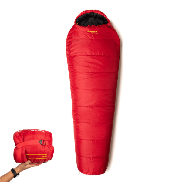 Snugpak TSB Basecamp sovepose rød